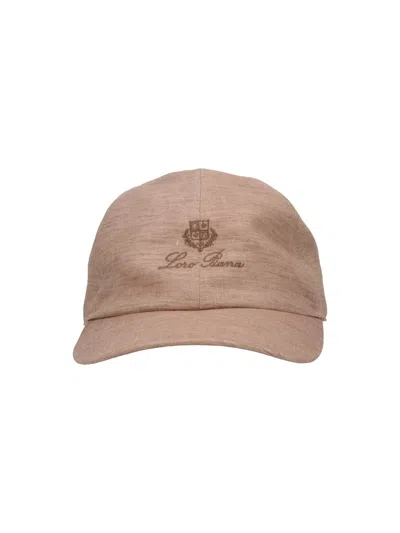 Loro Piana Logo Baseball Cap In Neutral
