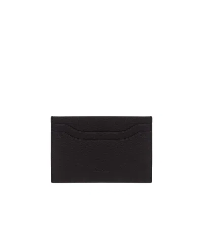 Loro Piana Logo Card Holder In Black