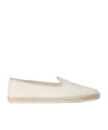 Loro Piana Venice Embroidered Cashmere-blend Flannel Slippers In Natural Color Mixing