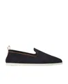 Loro Piana Logo Casual Shoes In Blue