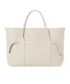 Loro Piana Logo-embossed Tote Bag In Light Travertine