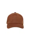 Loro Piana Logo Embroidered Baseball Cap In Brown