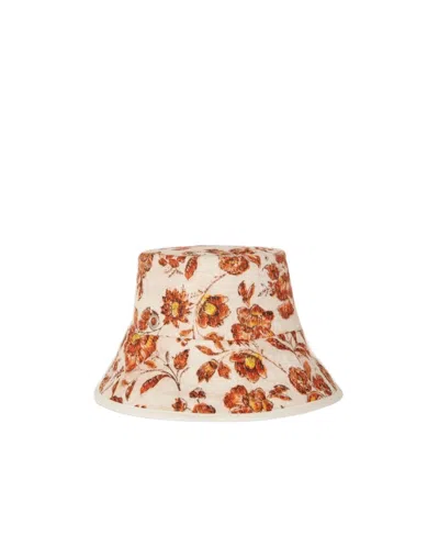 Loro Piana Logo Fisherman's Hat In Nude