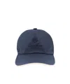 Loro Piana Embroidered Logo Baseball Cap In Blue