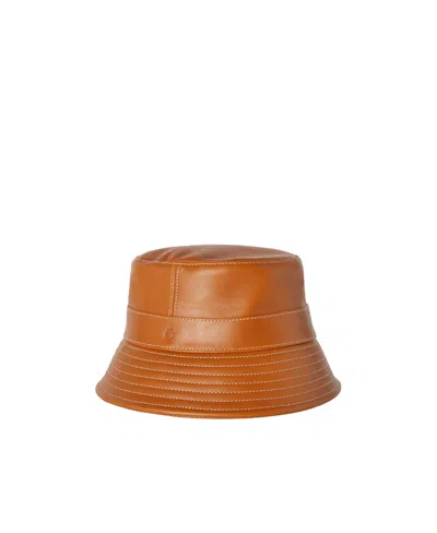 Loro Piana Logo Hat In Brown