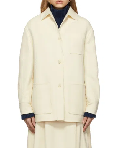 Loro Piana Logo Shirt Jacket In Neutral