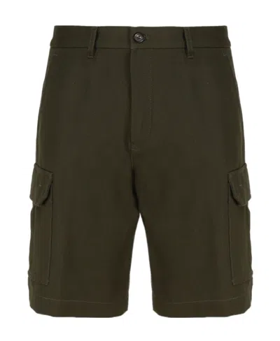 Loro Piana Logo Shorts In Green