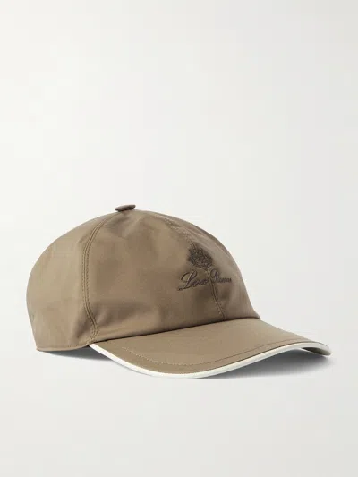 Loro Piana Embroidered-logo Baseball Cap In Brown