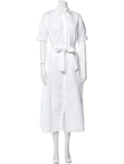 Pre-owned Loro Piana Long Dress In White
