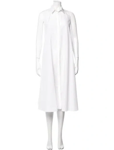 Pre-owned Loro Piana Long Dress In White