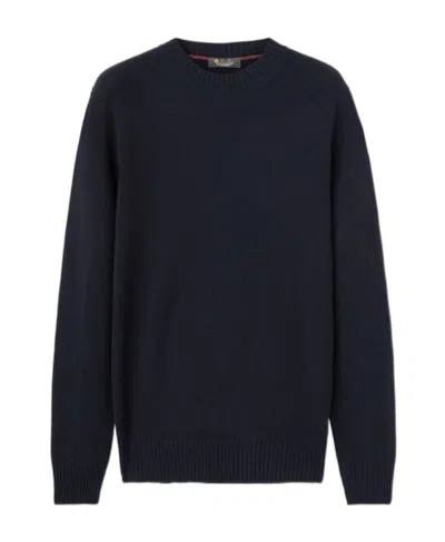 Loro Piana Long-sleeve Cashmere Jumper In Black