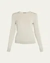 Loro Piana Long-sleeve Cashmere Sweater In White