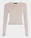 Loro Piana Long-sleeve Cashmere Sweater In Neutral