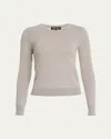 Loro Piana Long-sleeve Cashmere Sweater In Grey Birch