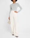 Loro Piana Long-sleeve Cashmere Sweater In H0ql Chocolate Noire