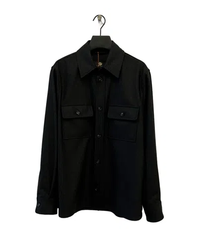 Loro Piana Long Sleeve Casual Jacket In Black