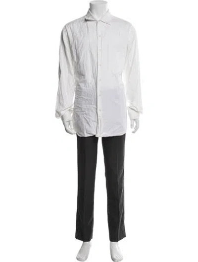 Pre-owned Loro Piana Long Sleeve Dress Shirt In Neutral