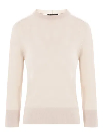 Loro Piana Long-sleeve Jumper In Neutrals