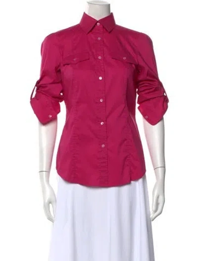 Pre-owned Loro Piana Long Sleeve Top In Pink