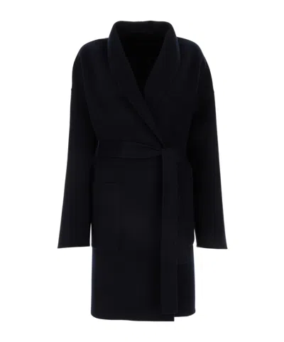 LORO PIANA LORO PIANA LONG SLEEVED BELTED WAIST COAT