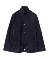 Loro Piana Long Sleeved Button-up Jacket In Black