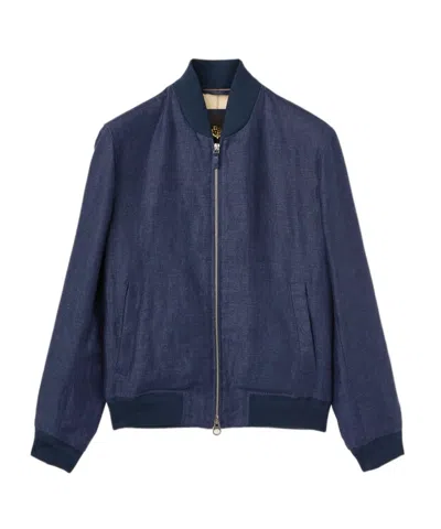 Loro Piana Long-sleeved Casual Jacket In Blue