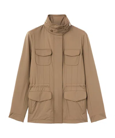 Loro Piana Long-sleeved Casual Jacket In Brown