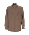Loro Piana Long-sleeved Casual Jacket In Brown