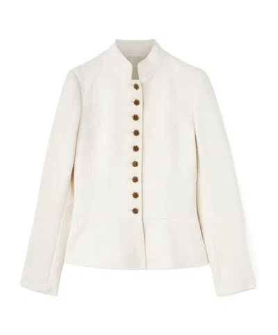 Loro Piana Long-sleeved Casual Jacket In White