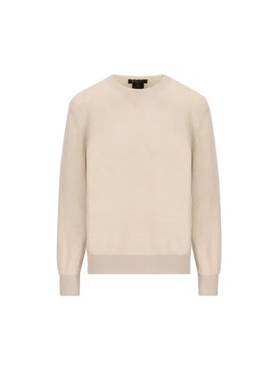 Loro Piana Cashmere Pullover In Beige