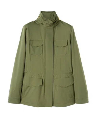 Loro Piana Long-sleeved Double Opening And Closing Casual Jacket In Green