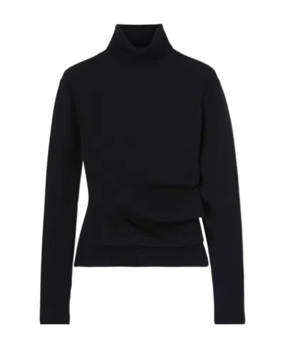 Loro Piana Long-sleeved High-neck Sweater In Black