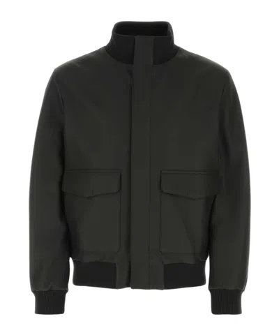 Loro Piana Long-sleeved Jacket Coat In Black