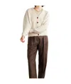 Loro Piana Long-sleeved Knitted Cardigan In Neutral