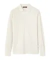 Loro Piana Long-sleeved Polo Shirt In White