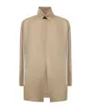 Loro Piana Long-sleeved Short Coat In Neutral