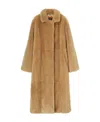 Loro Piana Long-sleeved Side Pocket Coat In Brown
