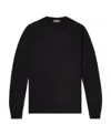 Loro Piana Long-sleeved Sweater In Black