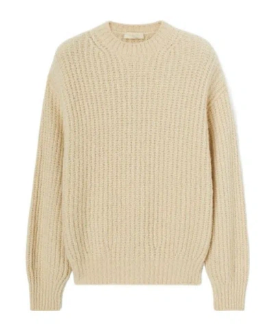 Loro Piana Long-sleeved Sweater In Kasha