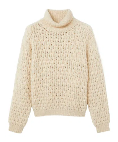 Loro Piana Long-sleeved Sweater In Kasha