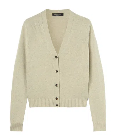 Loro Piana Long-sleeved Sweater In Nude