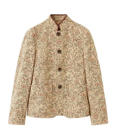 Loro Piana Long-sleeve Jacket In Brown