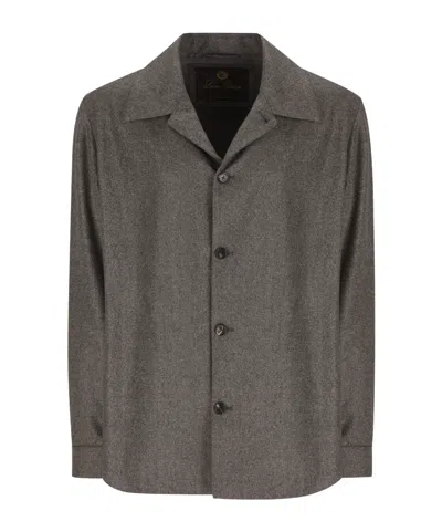 Loro Piana Long-sleeve Shirt Jacket In Multi
