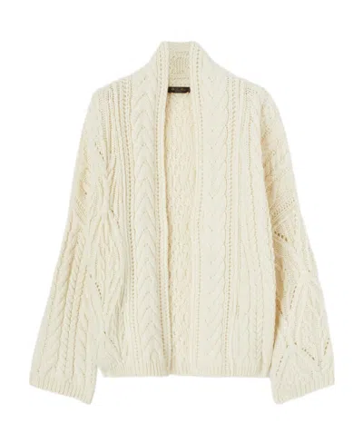 Loro Piana Long-sleeved Cardigan In Neutral