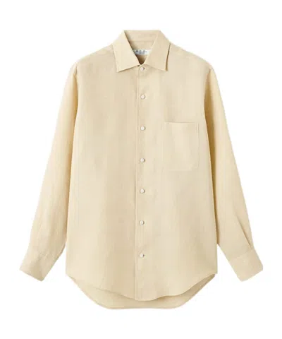Loro Piana Long-sleeved Shirt In Neutral