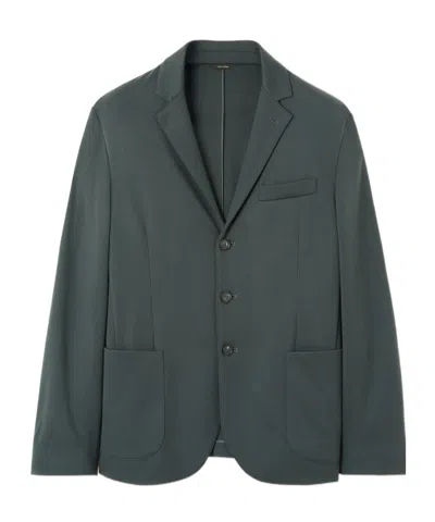 Loro Piana Long-sleeved Suit Coat In Blue