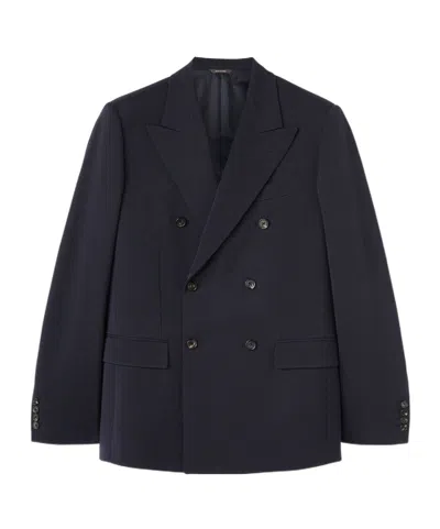 Loro Piana Long-sleeved Suit In Blue