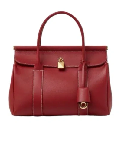 Loro Piana Loom Bag L25 Handbag In Red