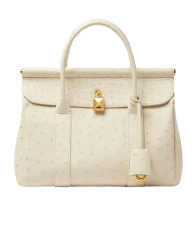 Loro Piana Loom Bag L25 In Neutral