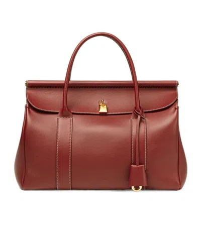 Loro Piana Loom L32 Tote In Smoked Caramel/sun Gold